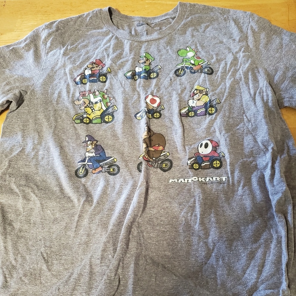 Men's Mario cart Tshirt